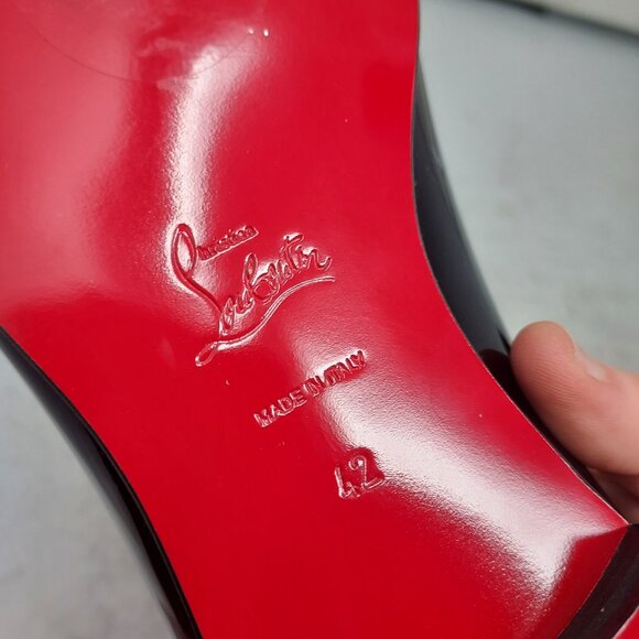 Christian Louboutin Greg on MENS Flat Patent Leather Shoe main image 9